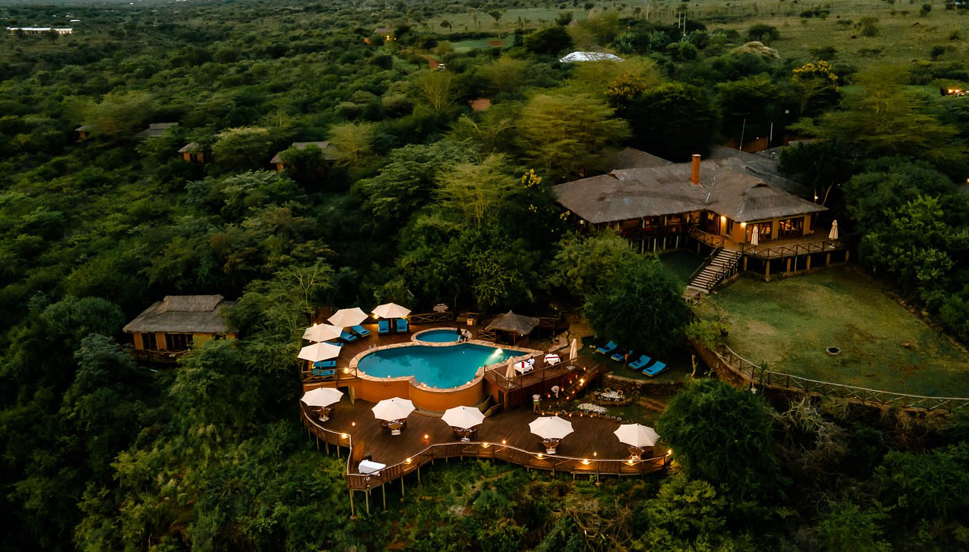 Luxury safari tent in Tanzania